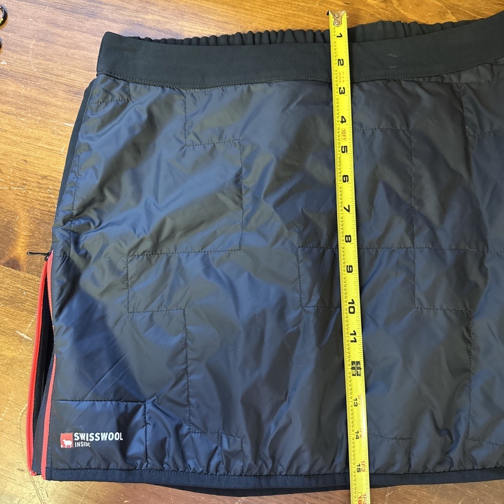 NWT Ortovox Swisswool Piz Boe Skirt Medium Black Outdoor Layer Mountain Wear - Picture 7 of 8